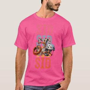 T-shirt Sid Custom Passionné d'escalade de roche