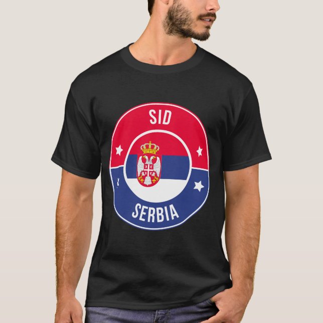 T-shirt Sid, ville de Serbie (Devant)