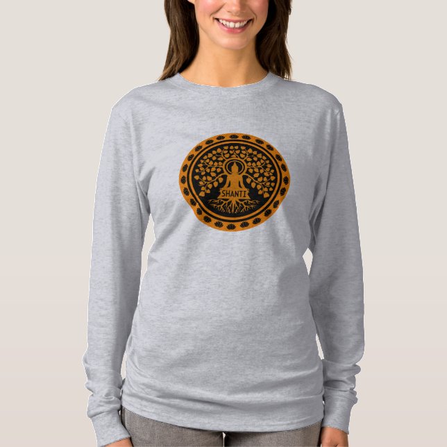 T-shirt Siddhartha Gautama, Art Bouddhiste (Devant)