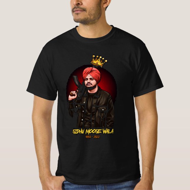 T-shirt Sidhu moose wala Singer (Devant)