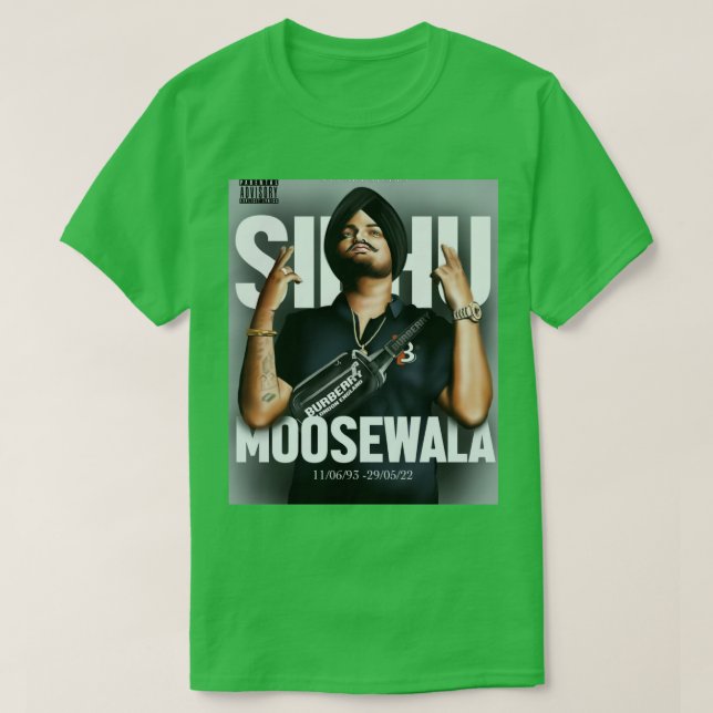 T-shirt Sidhu Moosewala 4 (Design devant)