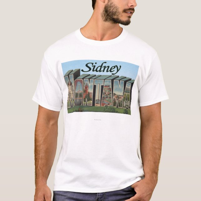 T-shirt Sidney, Montana (Devant)