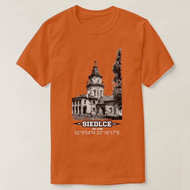 T-shirt Siedlce Town Est 1448 (Design devant)
