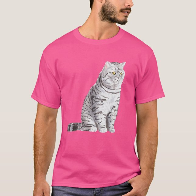 T-shirt Siège British Shorthair Cat (Devant)