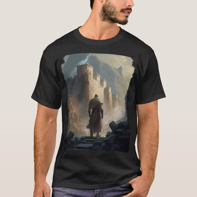 T-shirt Siège de la ville de montagne (Devant)