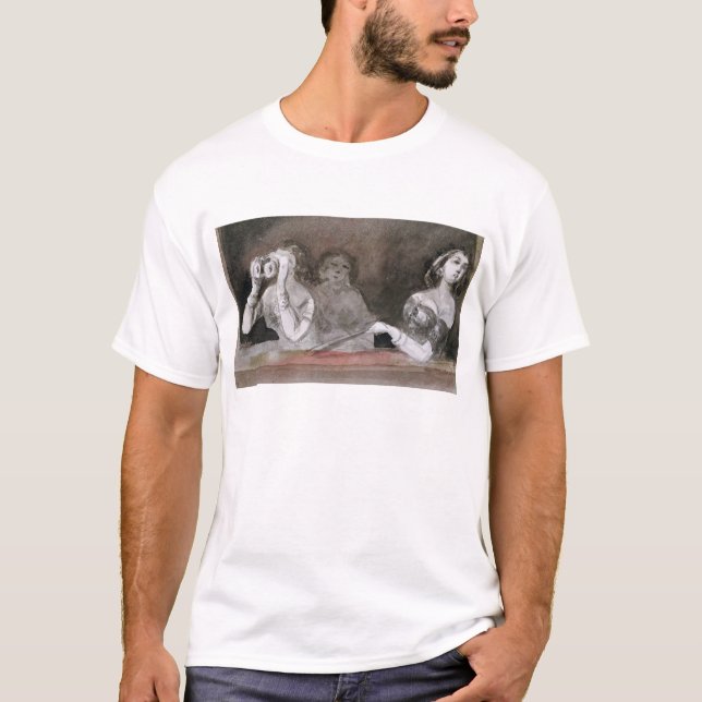 T-shirt Sièges de boîte (Devant)