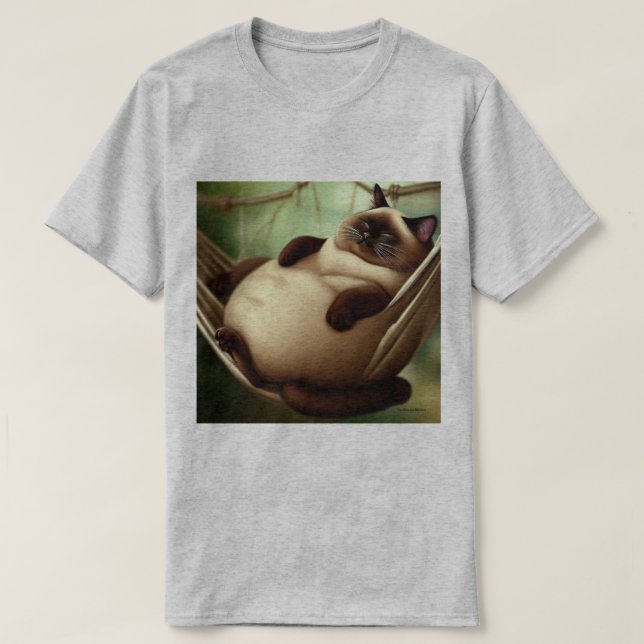 T-shirt Siemise gâtée, Lulu la chatte (Design devant)