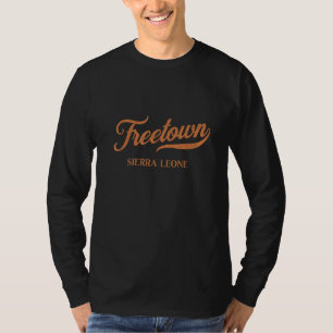 T-shirt Sierra Leone City Rétro Freetown Vintage