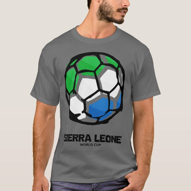 T-shirt Sierra Leone Country Flag (Devant)