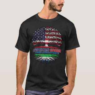 T-shirt Sierra Leone Léone États-Unis États-Unis