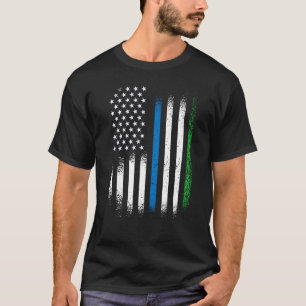 T-shirt Sierra Leone Mois du patrimoine américain Leonean