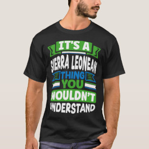 T-shirt Sierra Léone Sierra Leone Drapeau sierre Leone