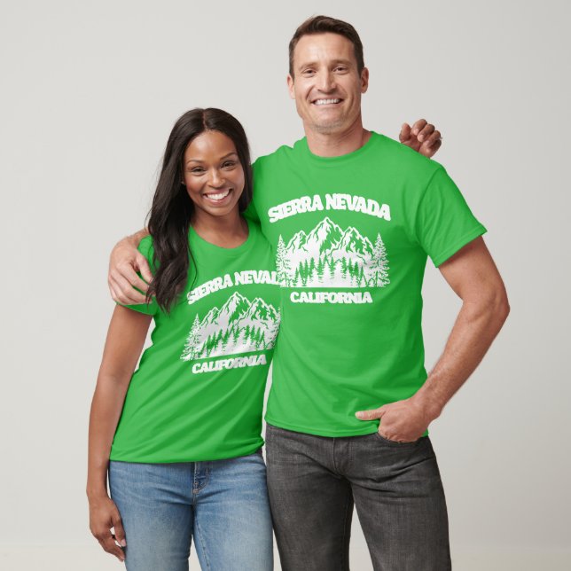 T-shirt Sierra Nevada Californie (Unisexe)
