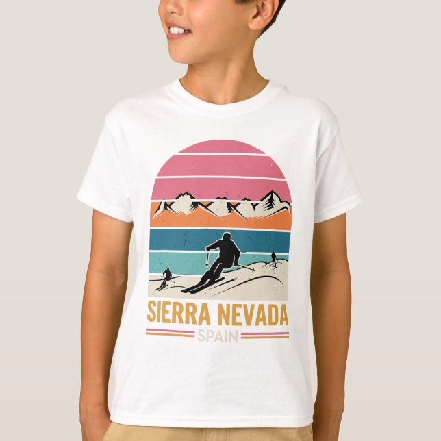 T-shirt Sierra Nevada Espagne (Devant)