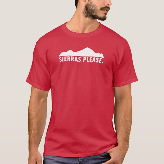 T-shirt Sierras S'Il Vous Plaît Chemise (Devant)