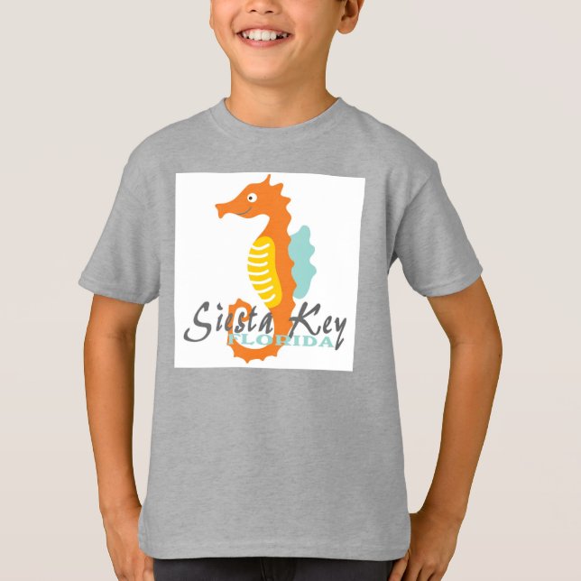 T-shirt Siesta Key Florida (Devant)