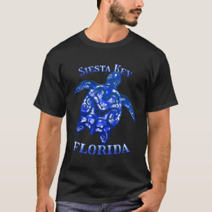 T-shirt Siesta Key Florida Vacances Tortue tribale