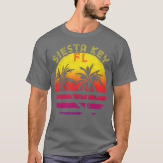 T-shirt Siesta Key Floride Westcoast Beach Sunset Palm Tre