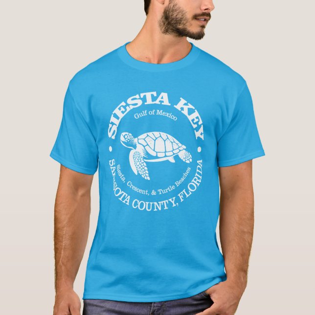 T-shirt Siesta Key (tortue de mer) (Devant)