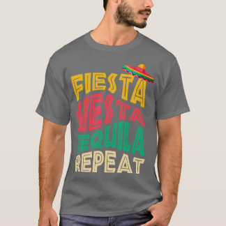 T-shirt Siesta Tequila Repeat