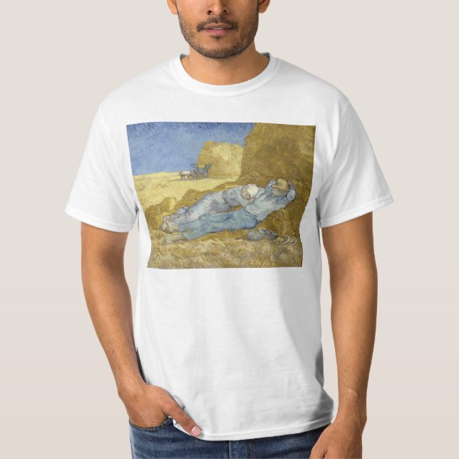 T-shirt Sièste de Van Gogh après millet (Devant)