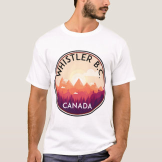 T-SHIRT SIFEUROPÉEN WHISTLER COLOMBIE-BRITANNIQUE CANADA S