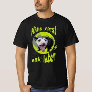 T-shirt Siffler d'abord, demander plus tard Humour drô