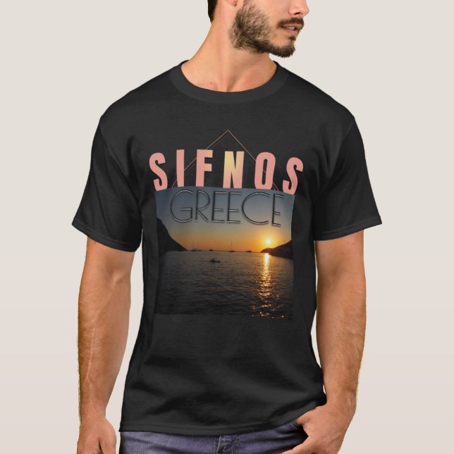T-shirt Sifnos, Grèce (Devant)