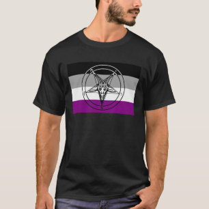 T-shirt Sigil de la fierté asexuée de Baphomet