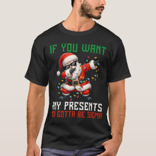 T-shirt Sigma Père Noël Chemises Garçons Dabbing Père Noël