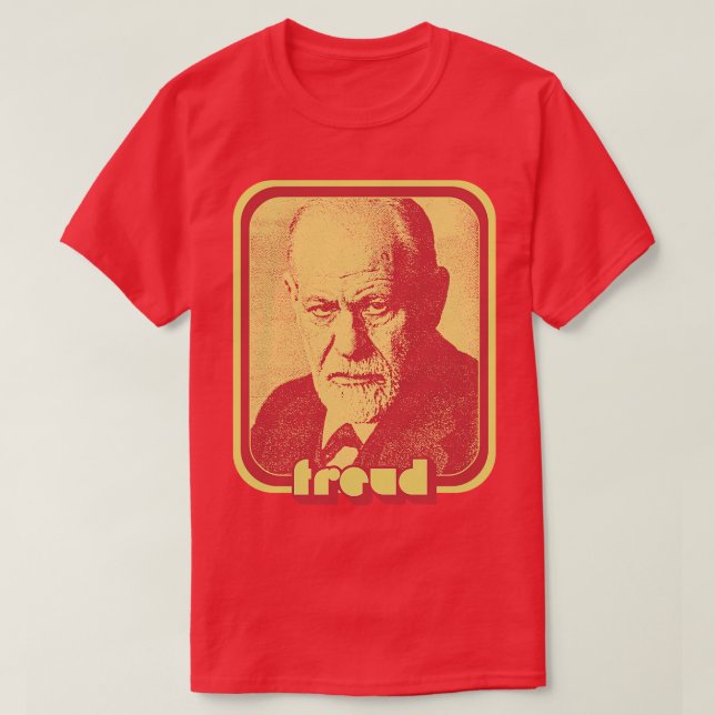 T-shirt Sigmund Freud Retro Ventilateur esthétique Design (Design devant)