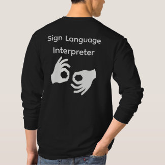 T-shirt Sign Language Interpreter Long sleeve