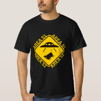 T-shirt Signal d'avertissement de la zone 51