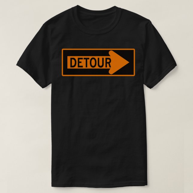 T-shirt Signal de détour (Design devant)
