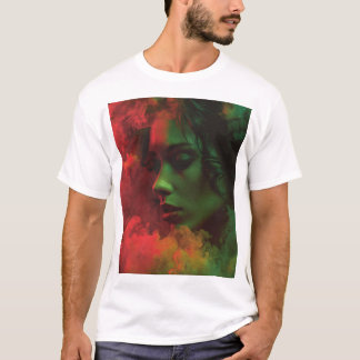 T-shirt Signal de fumée – Profil Dreamlight en rouge et ve