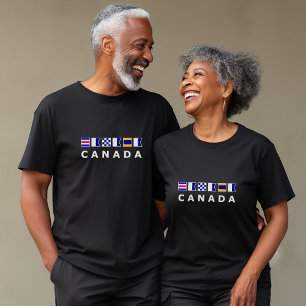 T-shirt Signal nautique du Canada Drapeaux de navigation C