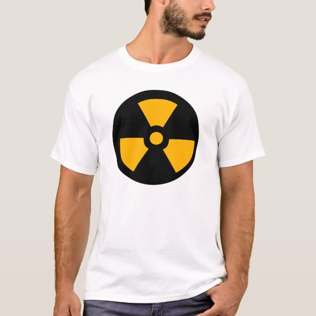 T-shirt Signal radioactif nucléaire (Devant)