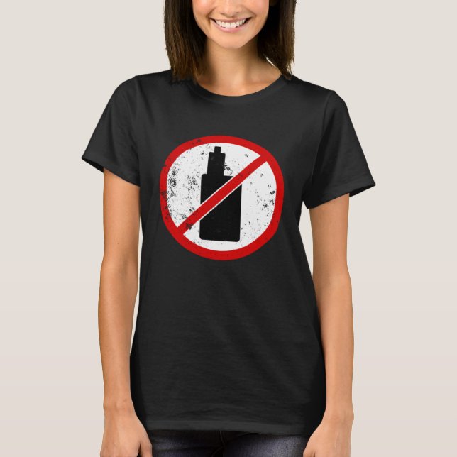 T-shirt Signalisation anti-vapotage (Devant)
