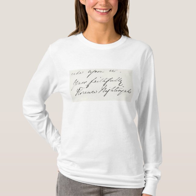 T-shirt Signature de Florence Nightingale (Devant)