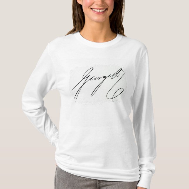 T-shirt Signature de George IV (Devant)
