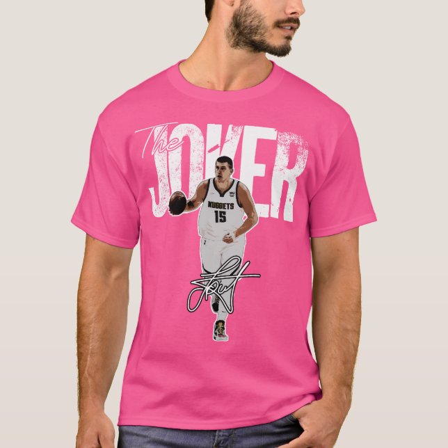T-shirt Signature Nikola Jokic The Joker Basketball Denver (Devant)