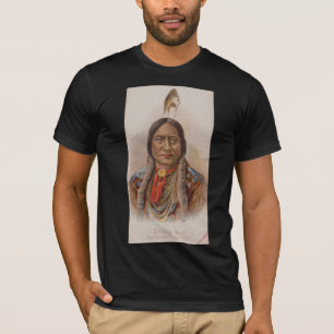 T-shirt Signaux de fumée : Lakota Indian Chief Sitting Bul