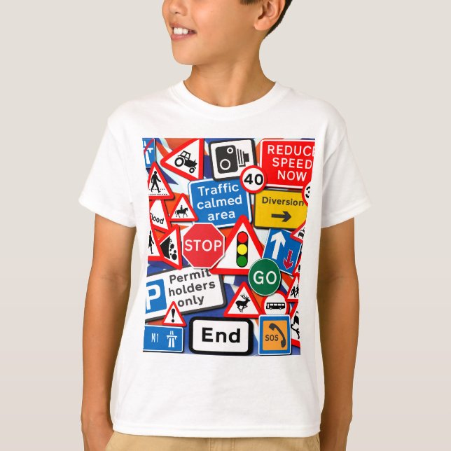 T-shirt Signaux routiers (Devant)