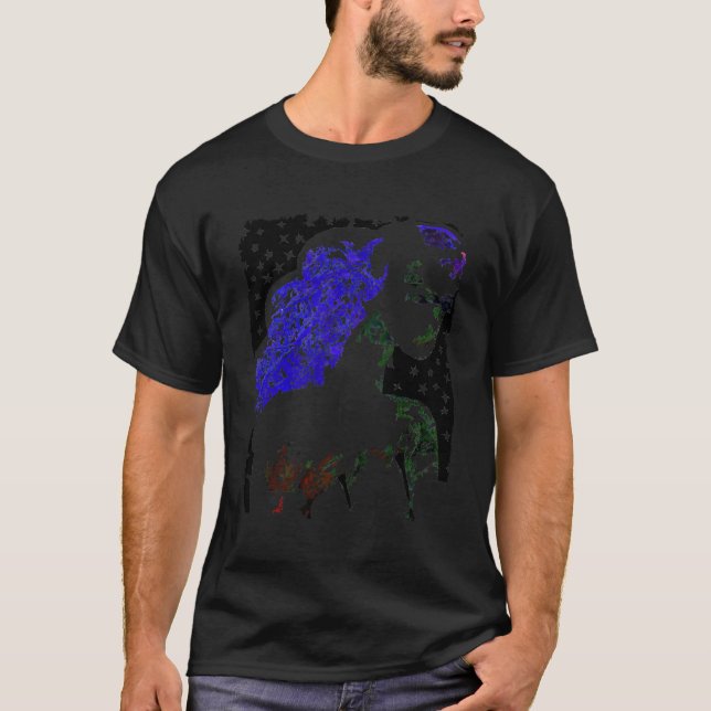 T-shirt SIGNE Abstraite Mike Trow Virgo (Devant)