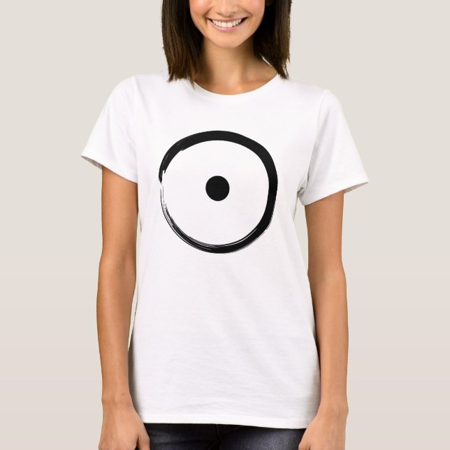 T-shirt Signe astrologique - Bouddhisme Zen Circle 1 (Devant)
