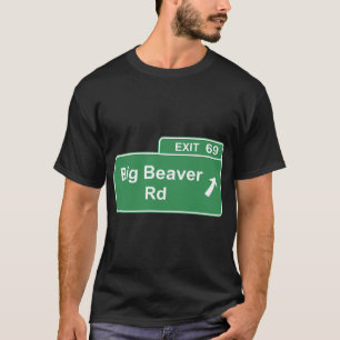 T-shirt Signe Big Beaver Sortie 69 Détroit
