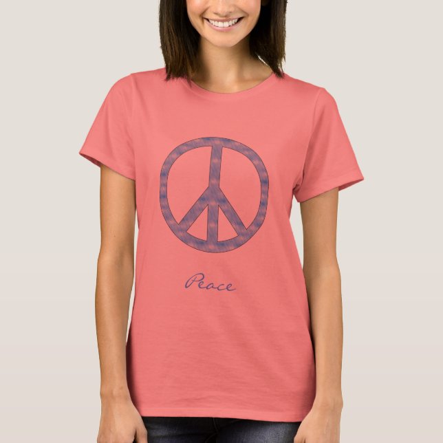 T-shirt SIGNE Bleu DE LA PAIX (Devant)