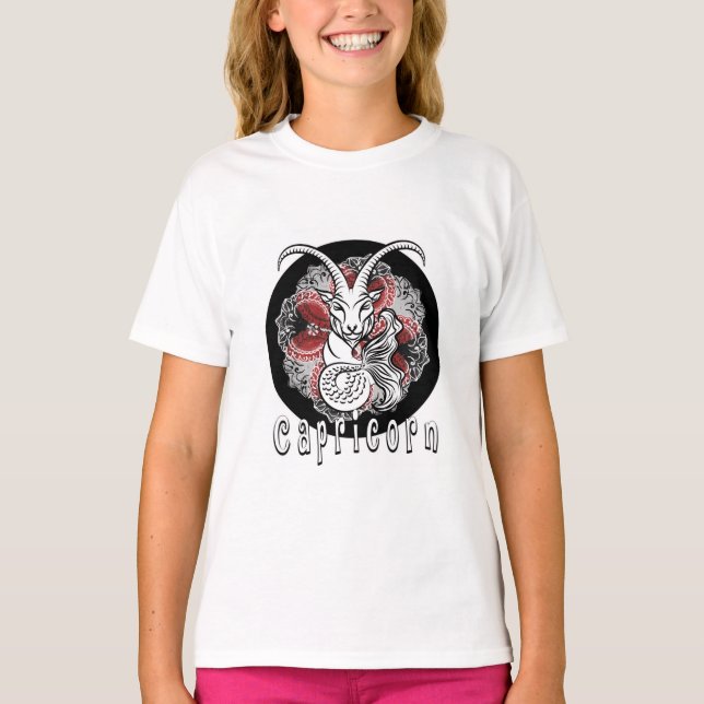 T-shirt signe capricorn zodiac design par chennai Indipup (Devant)