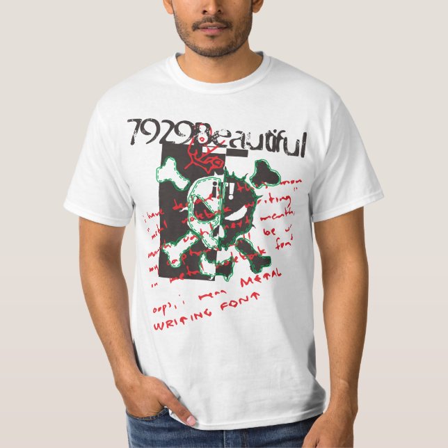 T-shirt Signe crâne (Devant)