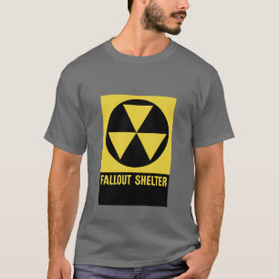 T-shirt Signe d'abri contre les retombées radioactives